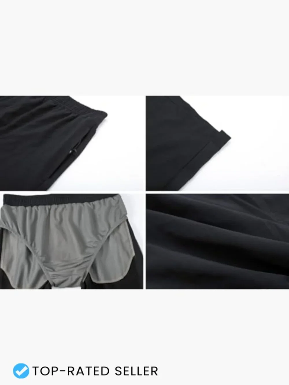 Men's Swim Trunks Quick Dry with Zipper Pockets Mesh Lining UPF 50+